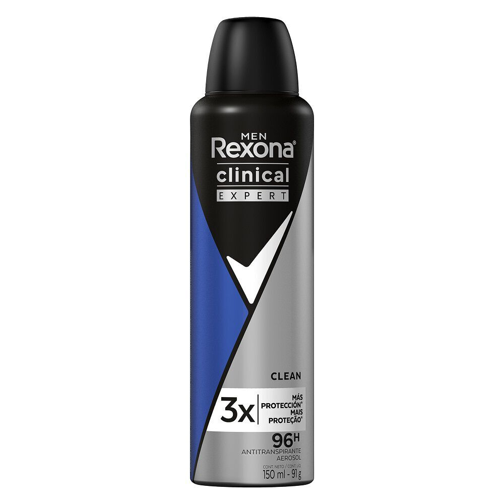 Desodorante Rexona Clean Frasco X 150Ml Clinical Expert Men